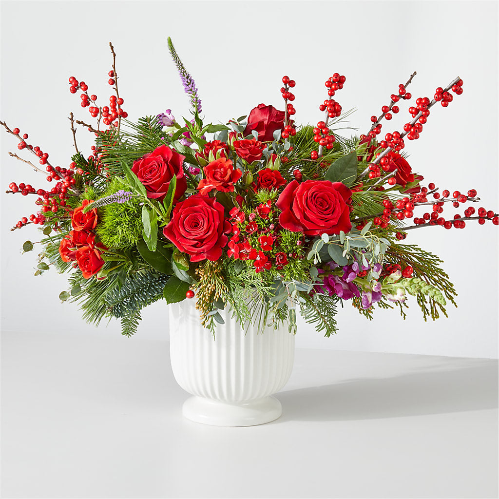 Big Red Bow Bouquet – Le Fleur Llc, Pelham AL