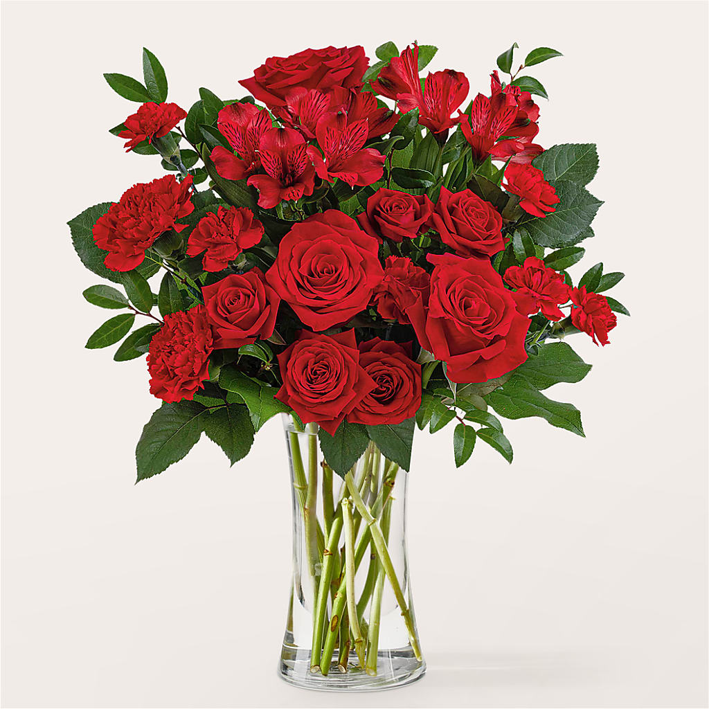 Brilliant Ruby Bouquet – Le Fleur Llc, Pelham AL