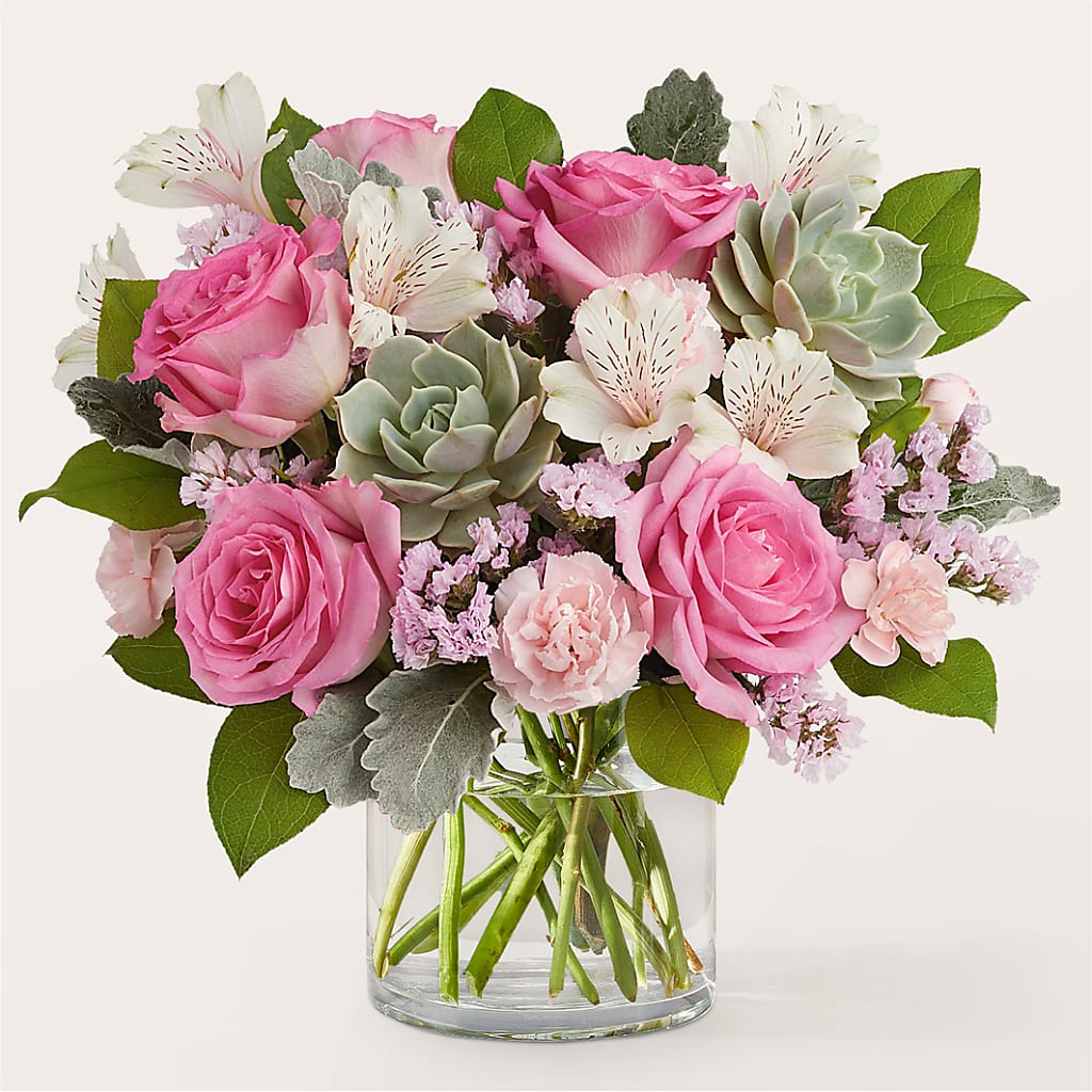 Dusty Rose Bouquet – Le Fleur Llc, Pelham AL