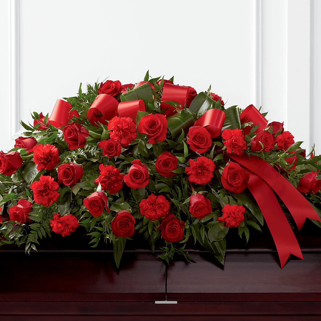 Tribute of Life Casket Spray – Le Fleur Llc, Pelham AL