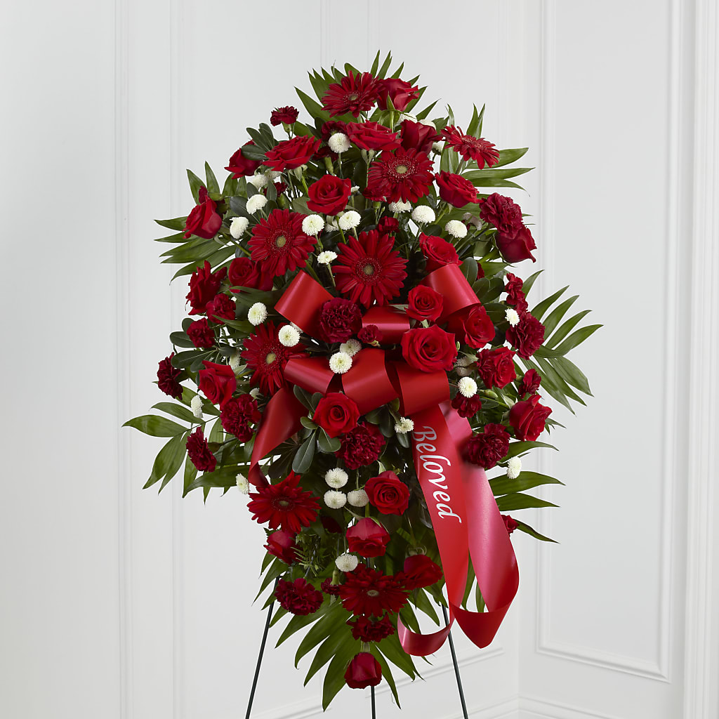 Treasured Memories Standing Spray – Le Fleur Llc, Pelham AL