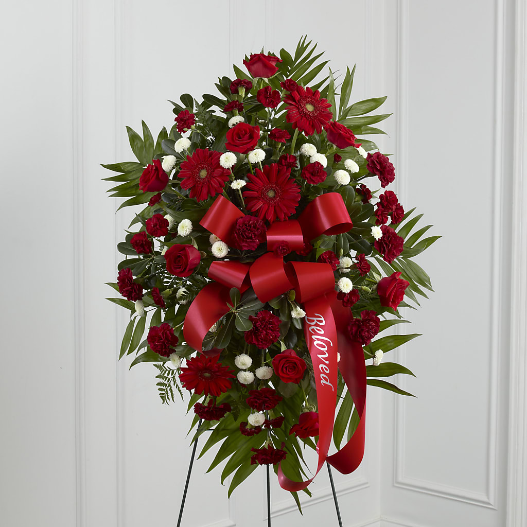 Treasured Memories Standing Spray – Le Fleur Llc, Pelham AL