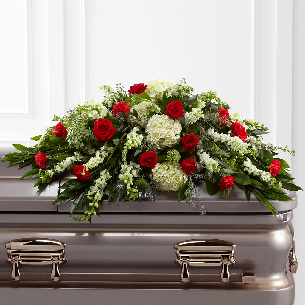 Sincerity Casket Spray – Le Fleur Llc, Pelham AL