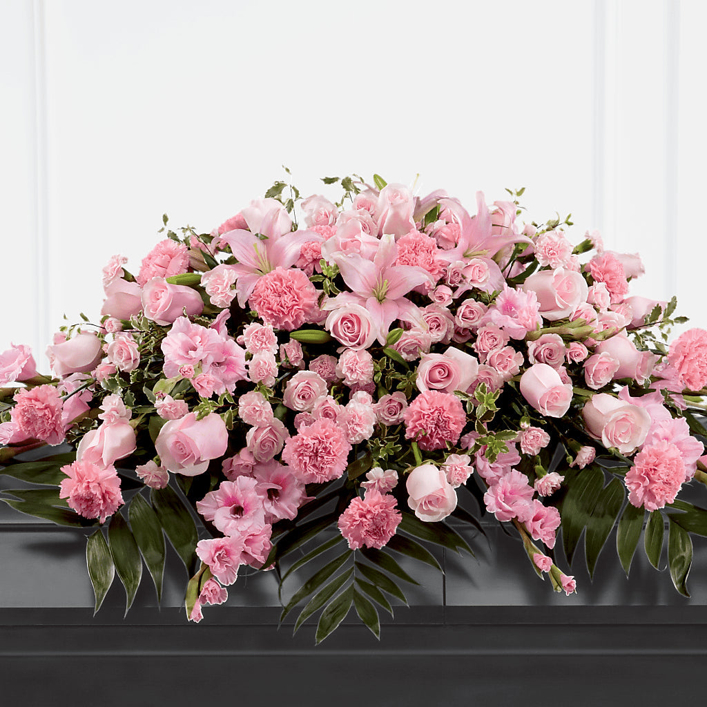 Garden of Comfort Casket Spray (Standard) – Le Fleur Llc, Pelham AL