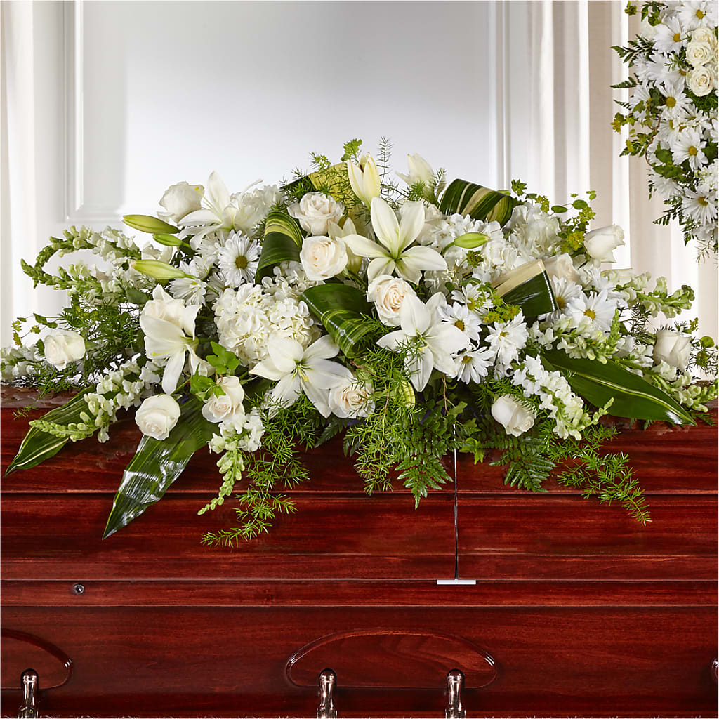 Abundance Casket Spray – Le Fleur Llc, Pelham AL