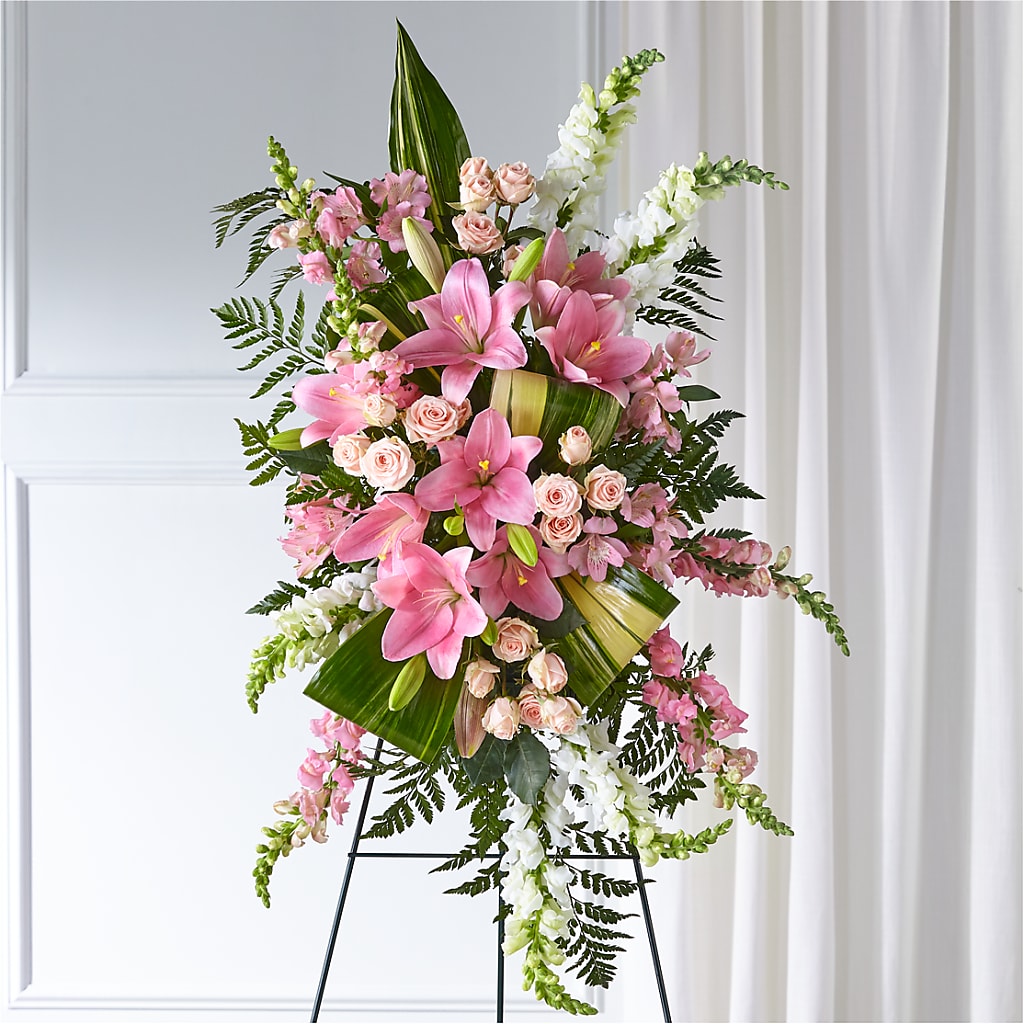 Elegant Embrace Standing Spray – Le Fleur Llc, Pelham AL