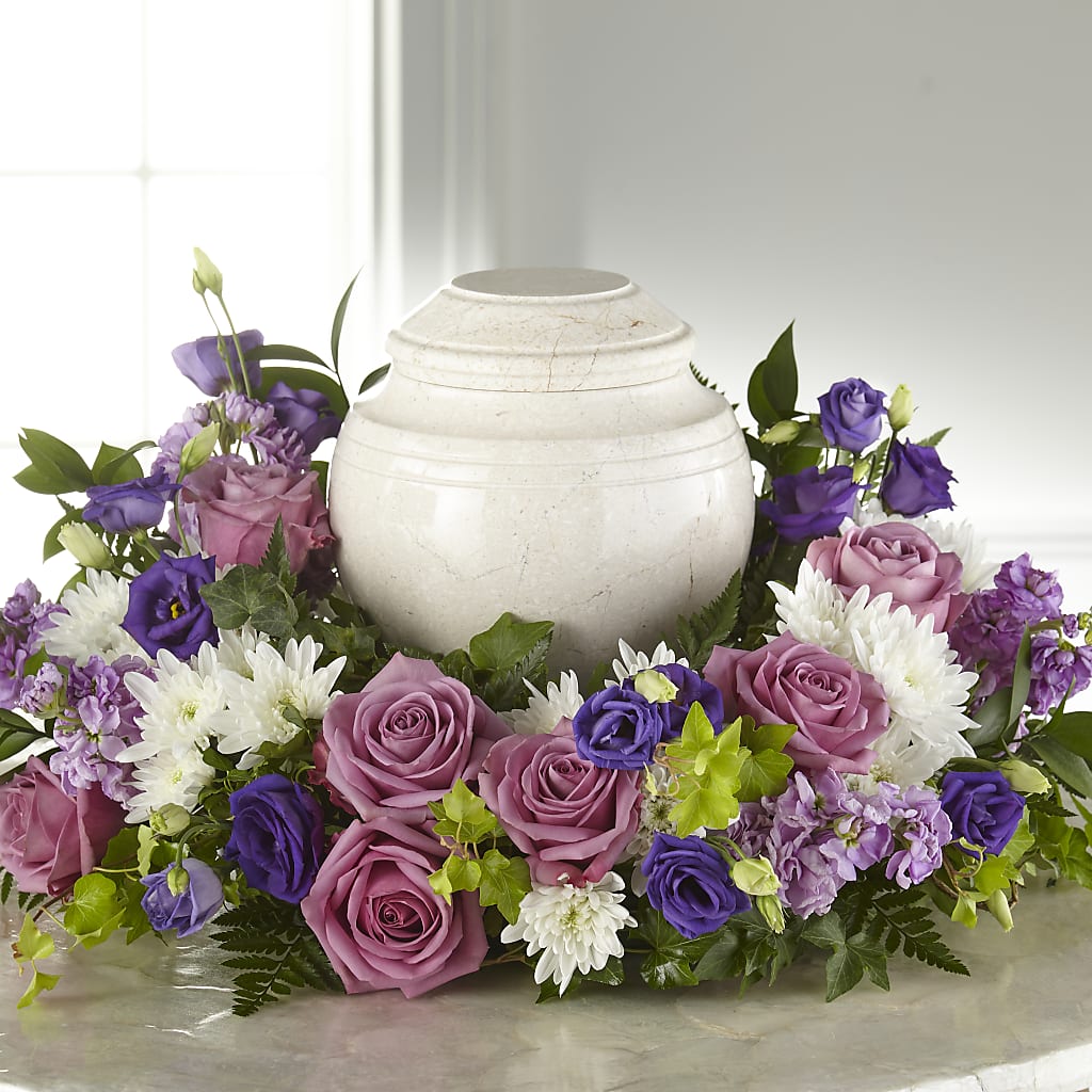 Blooming Sympathy Cremation Adornment – Le Fleur Llc, Pelham AL