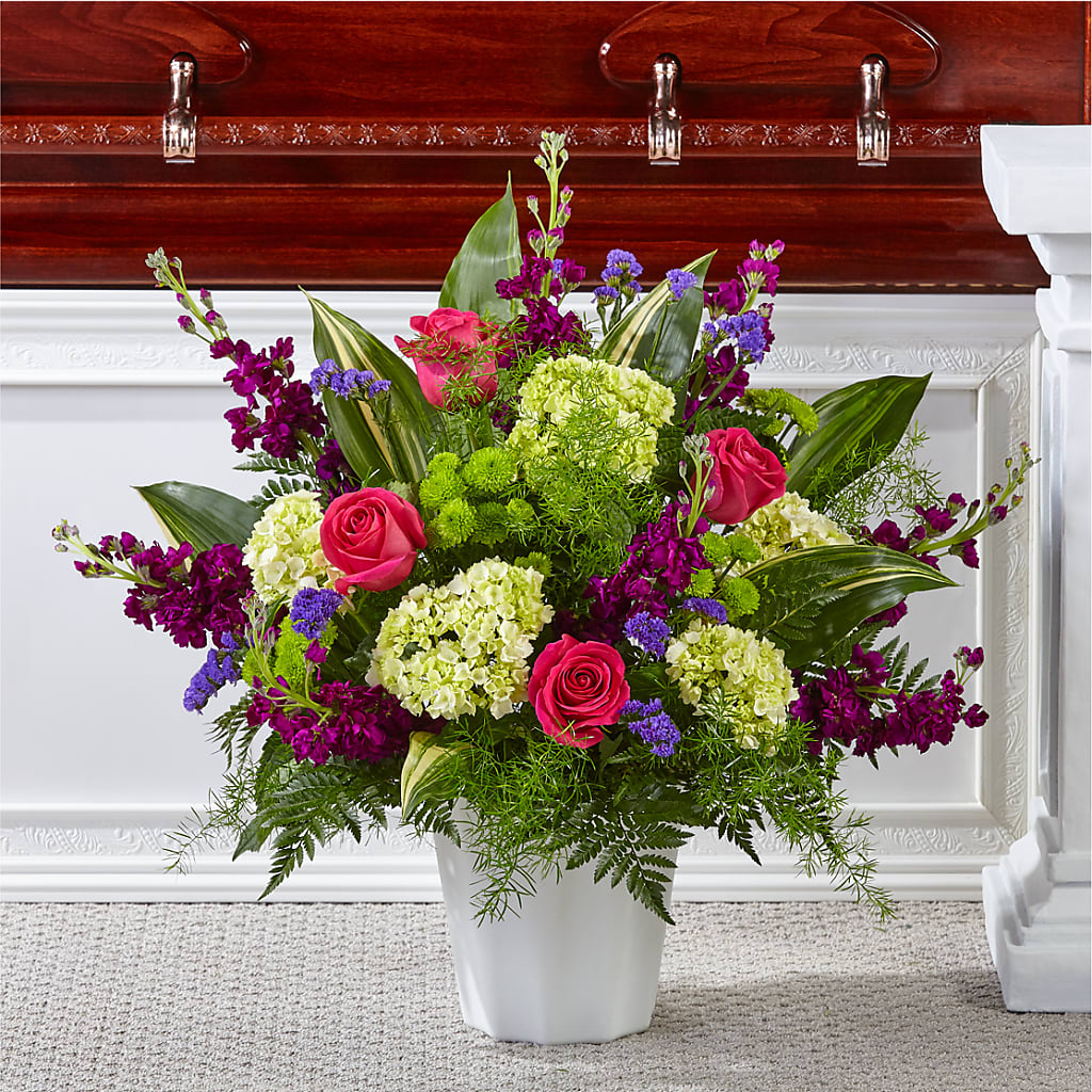 Beautiful Horizons Floor Basket – Le Fleur Llc, Pelham AL