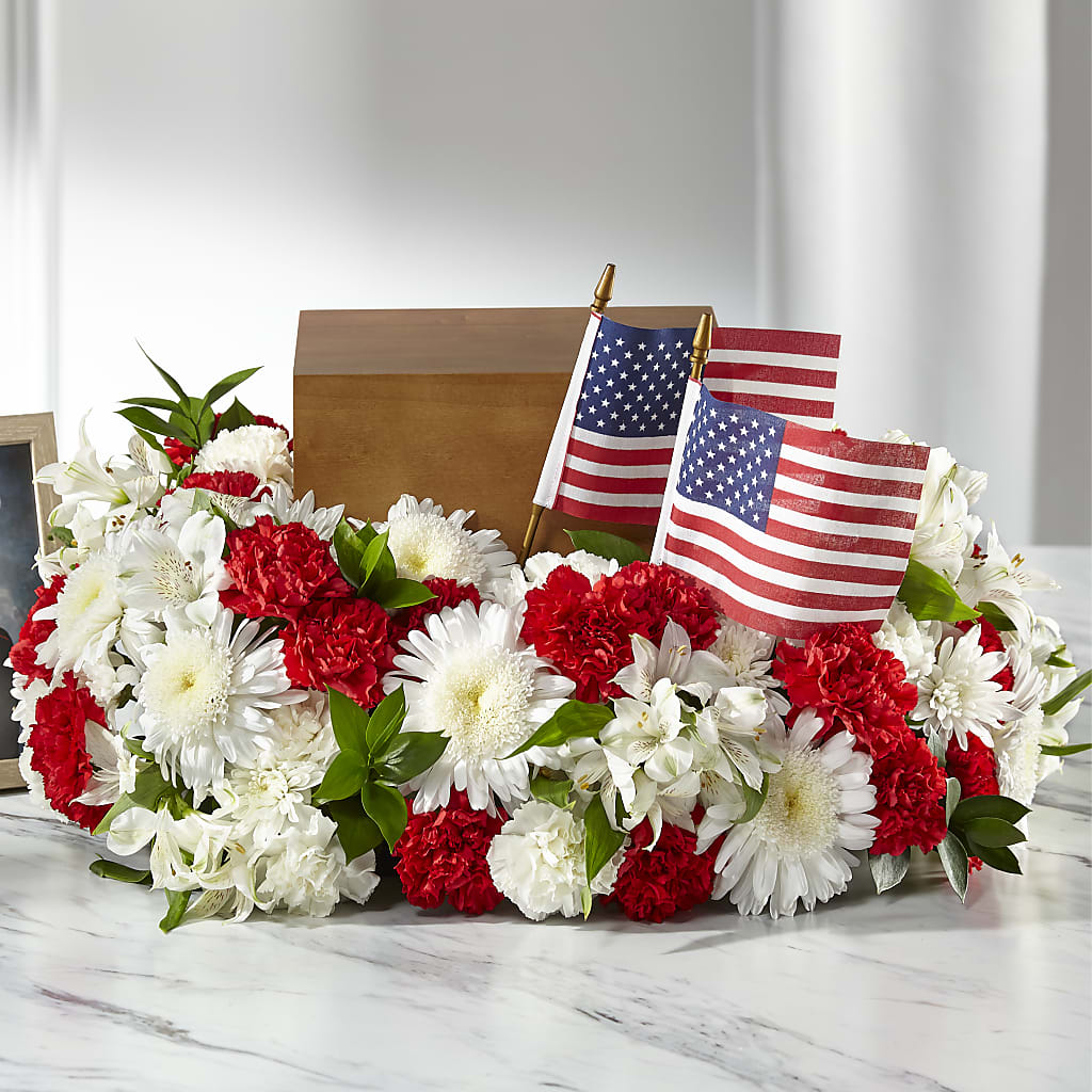 Spirit of Patriotism Cremation Adornment – Le Fleur Llc, Pelham AL