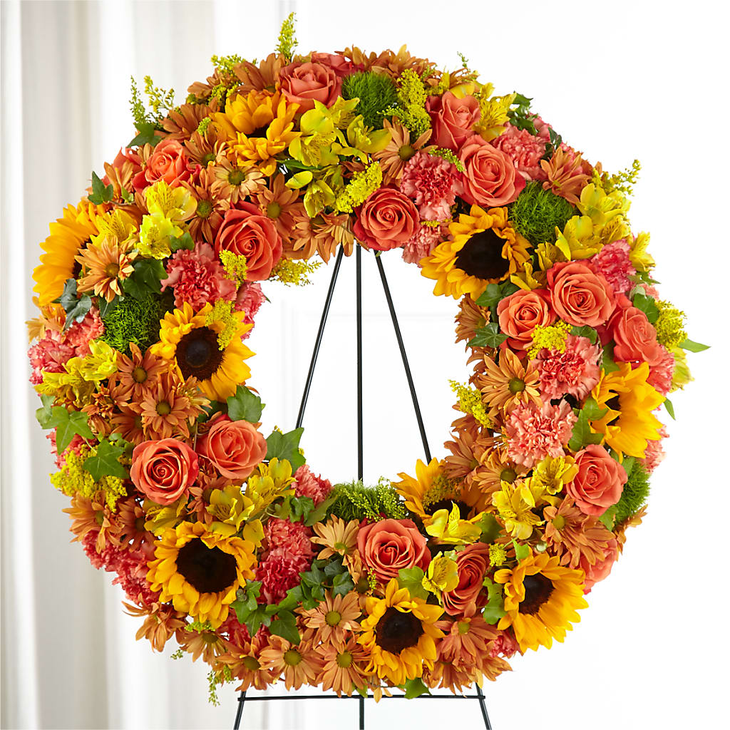 Autumnal Memories Wreath (Standard) – Le Fleur Llc, Pelham AL