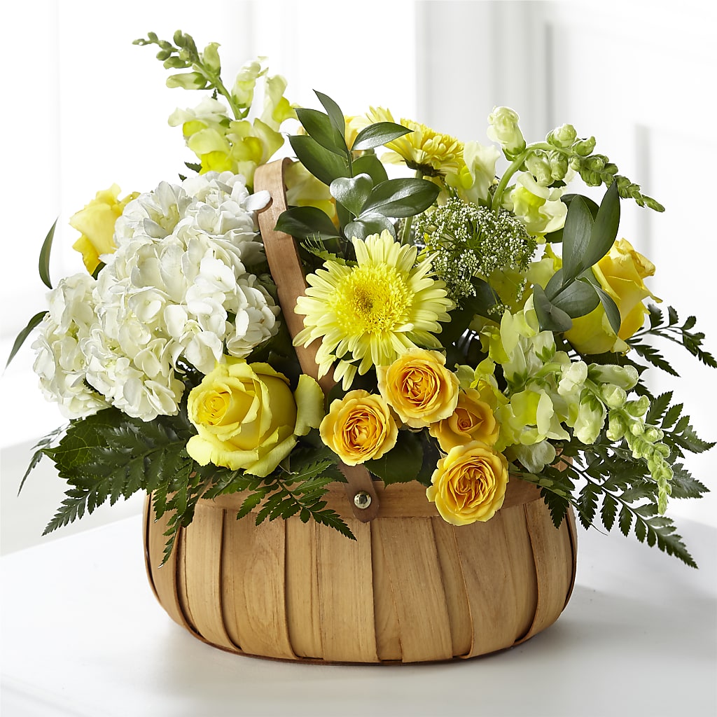 Rustic Remembrance Basket – Le Fleur Llc, Pelham AL