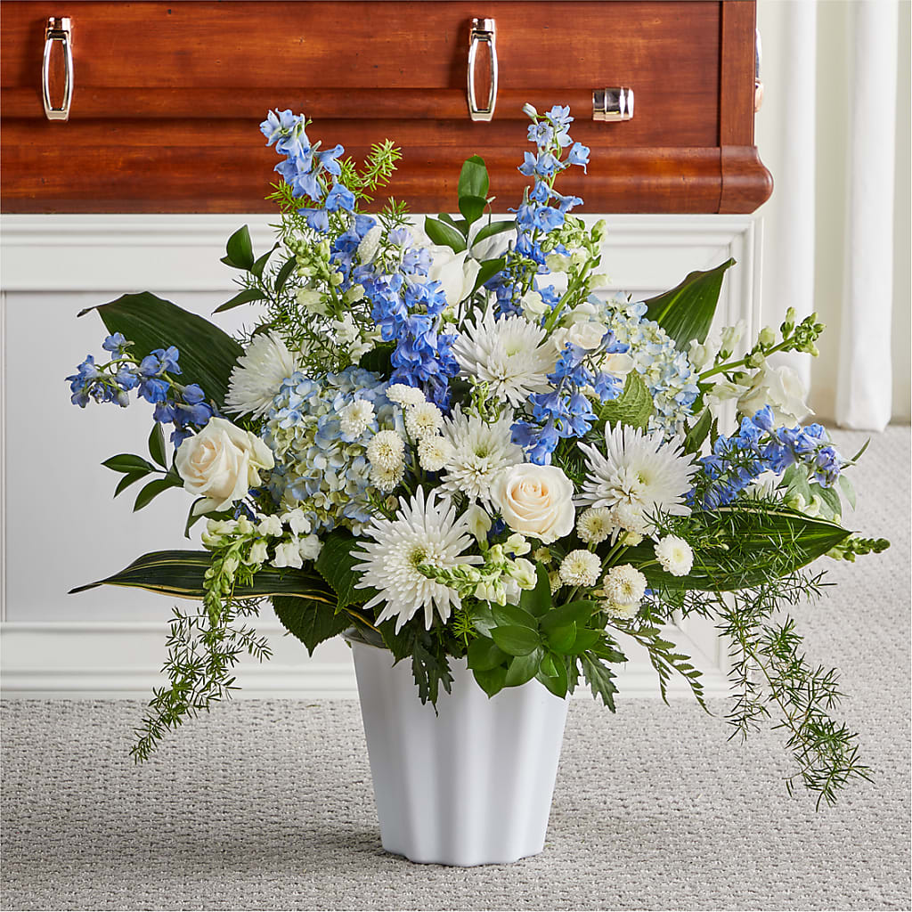 Everlasting Memories Floor Basket – Le Fleur Llc, Pelham AL
