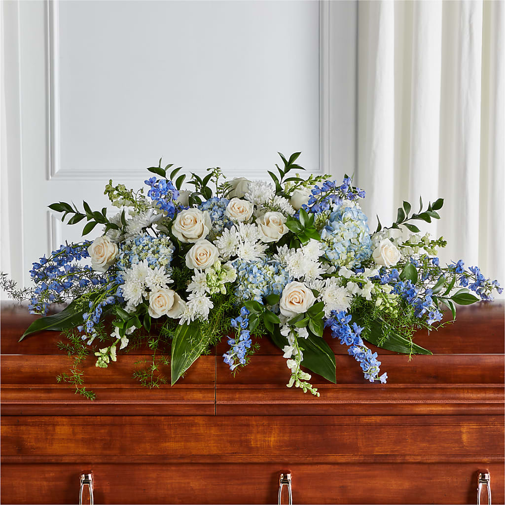 Timeless Essence Casket Spray – Le Fleur Llc, Pelham AL