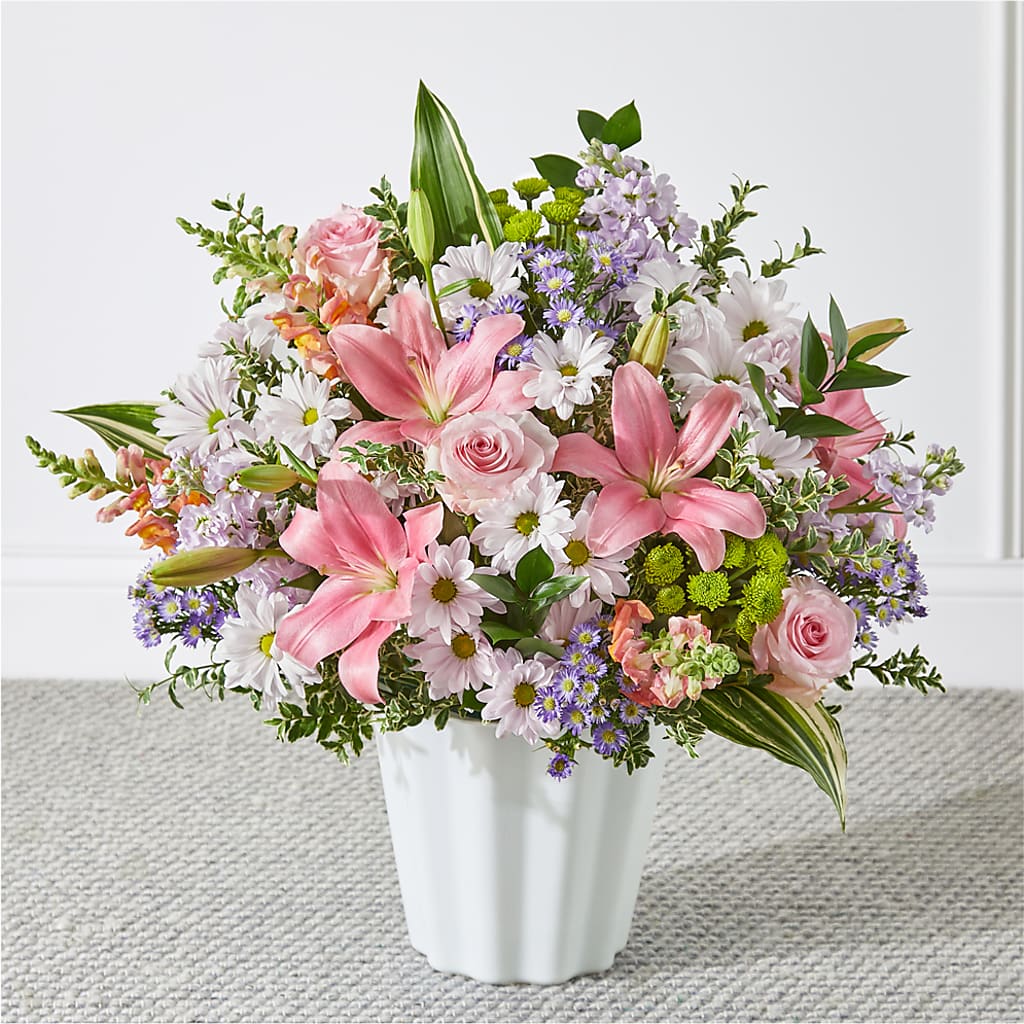 Abundant Compassion Floor Basket – Le Fleur Llc, Pelham AL