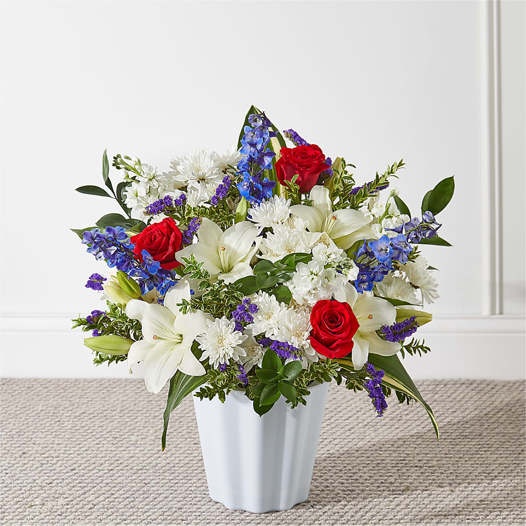 Consoled Floor Basket – Le Fleur Llc, Pelham AL
