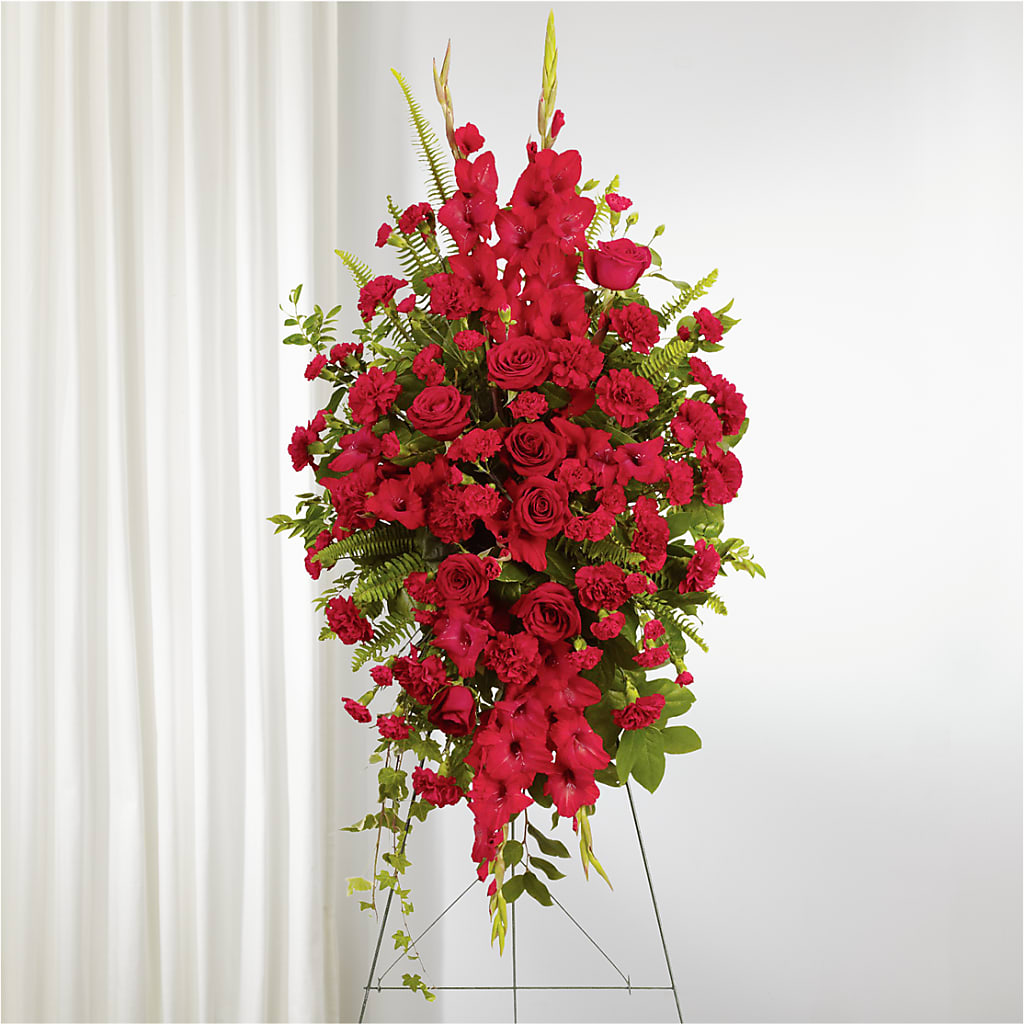 From the Heart Standing Spray – Le Fleur Llc, Pelham AL