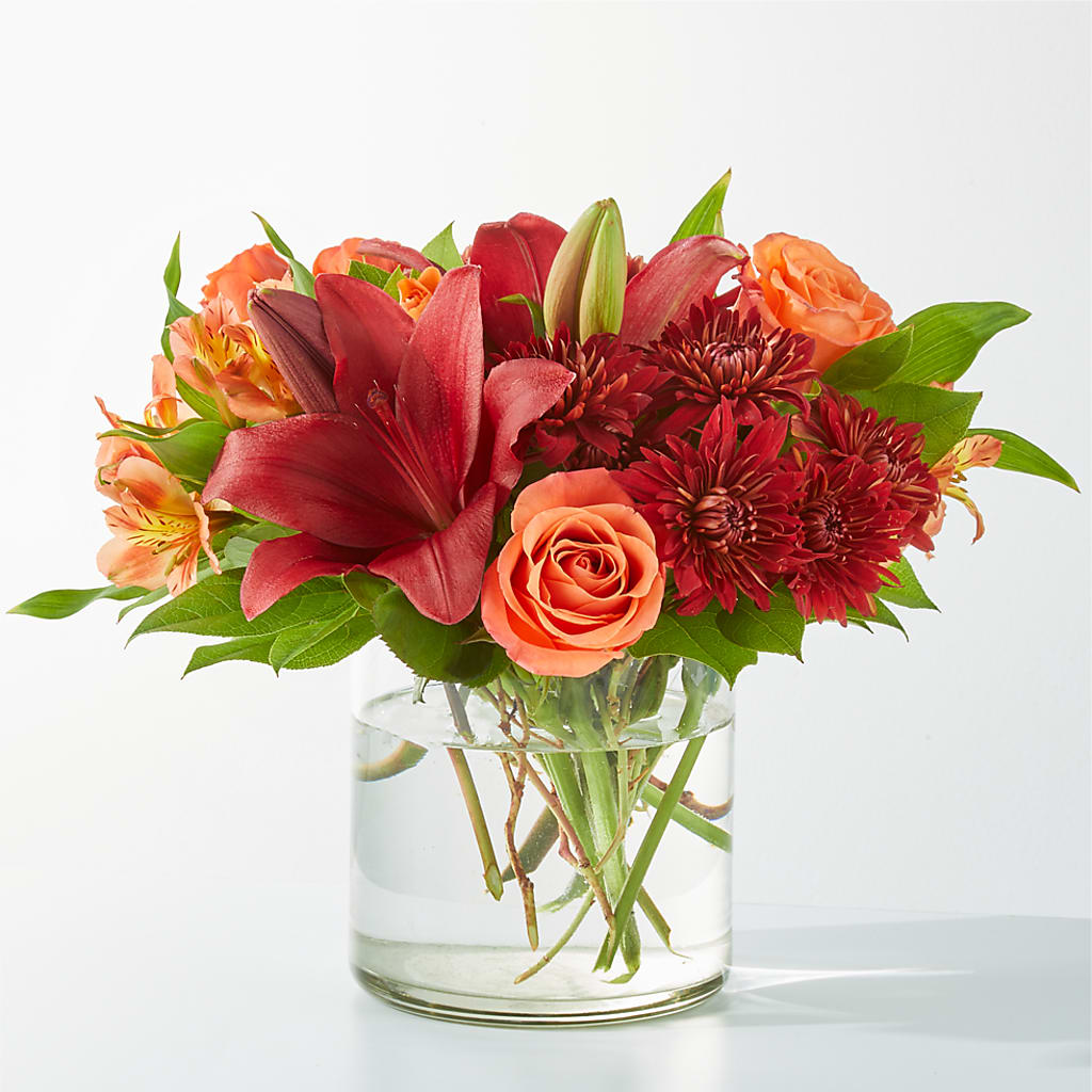 Crimson Leaves Bouquet – Le Fleur Llc, Pelham AL