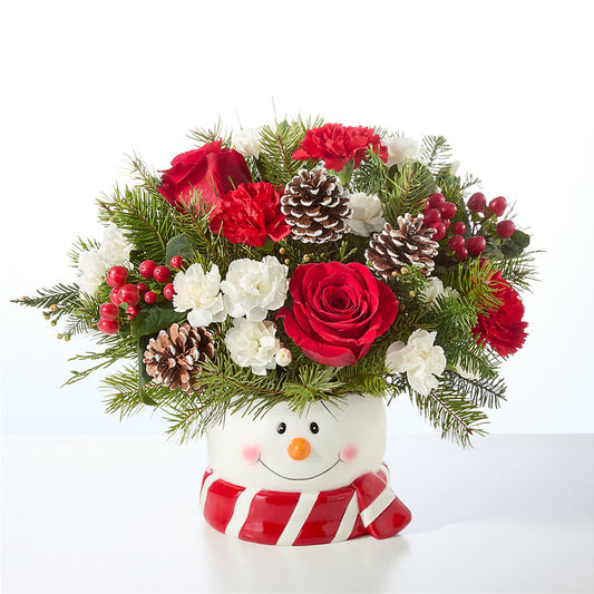 Jolly Snowman Bouquet –  Le Fleur Llc, Pelham AL