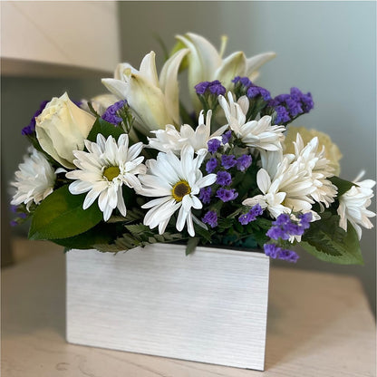 Beyond Blue Box Bouquet –  Le Fleur Llc, Pelham AL