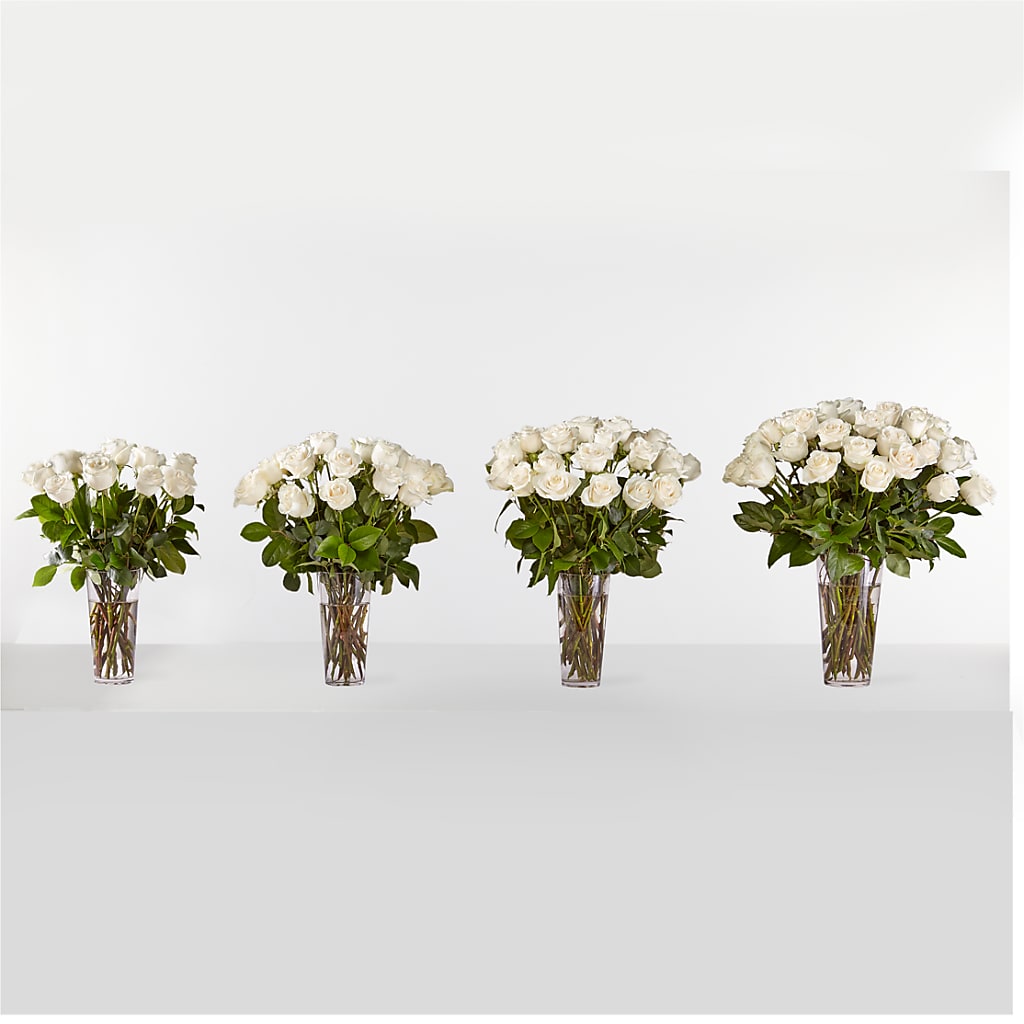 Long Stem White Rose Bouquet –  Le Fleur Llc, Pelham AL