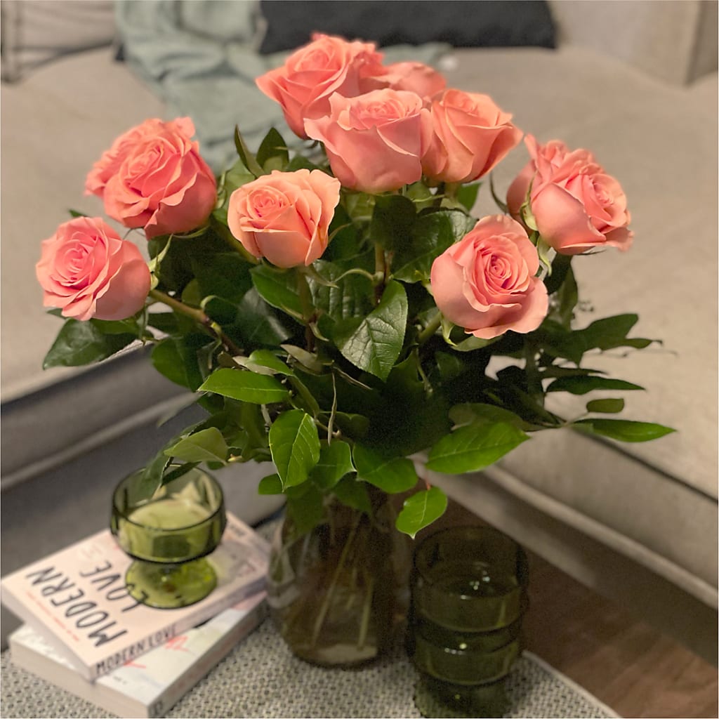 Long Stem Pink Rose Bouquet –  Le Fleur Llc, Pelham AL