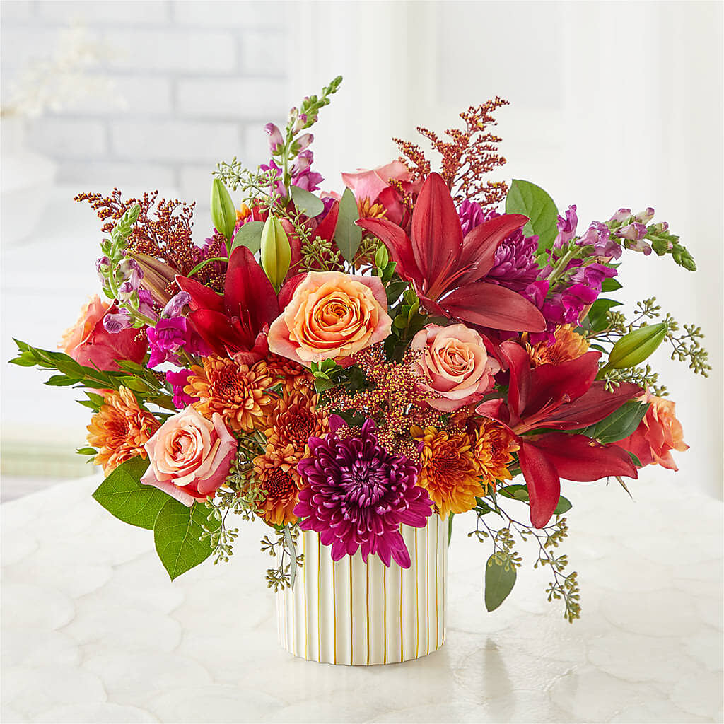 Burgundy Landscape Bouquet –  Le Fleur Llc, Pelham AL