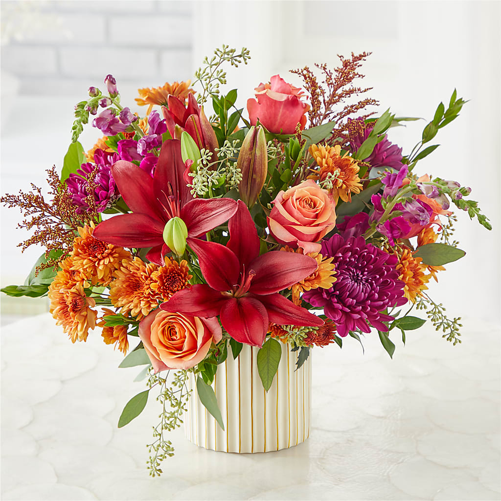 Burgundy Landscape Bouquet –  Le Fleur Llc, Pelham AL