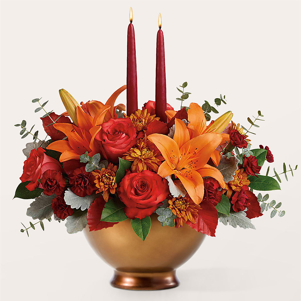 Fruits of Fall Centerpiece –  Le Fleur Llc, Pelham AL