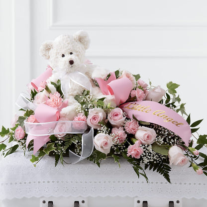 Touch of Sympathy Casket Spray –  Le Fleur Llc, Pelham AL