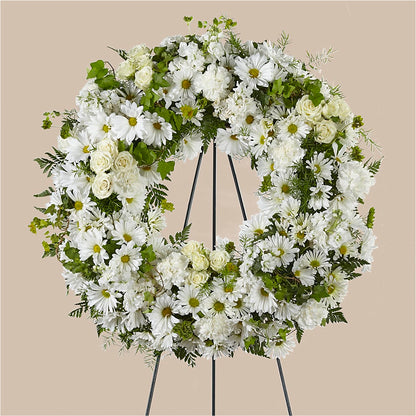 Faithful Wishes Wreath –  Le Fleur Llc, Pelham AL