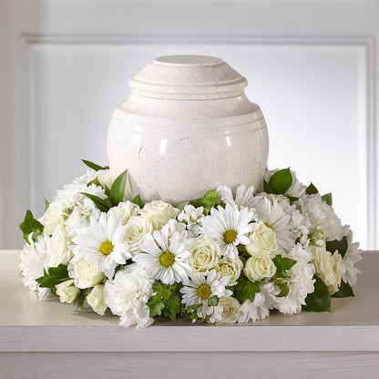 Ivory Gardens Cremation Adornment –  Le Fleur Llc, Pelham AL
