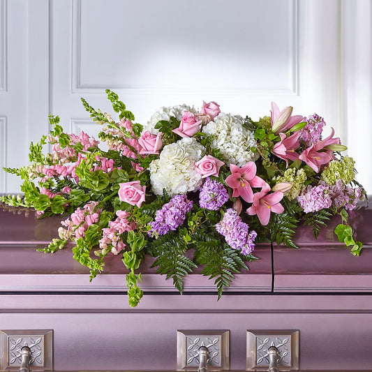 Life's Gratitude Casket Spray –  Le Fleur Llc, Pelham AL