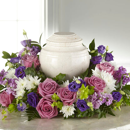 Blooming Sympathy Cremation Adornment –  Le Fleur Llc, Pelham AL