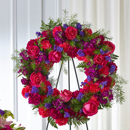 Calming Colors Wreath –  Le Fleur Llc, Pelham AL