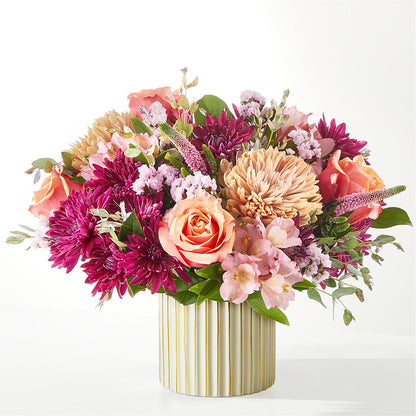 Berry Cobbler Bouquet with Ivory Vase –  Le Fleur Llc, Pelham AL